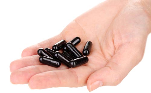 Черные капсулы активированный уголь в капсулах