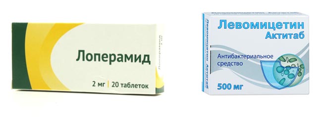 Лоперамид и левомицетин Лоперамид и левомицетин