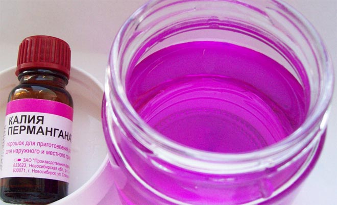 Раствор марганцовки Раствор марганцовки