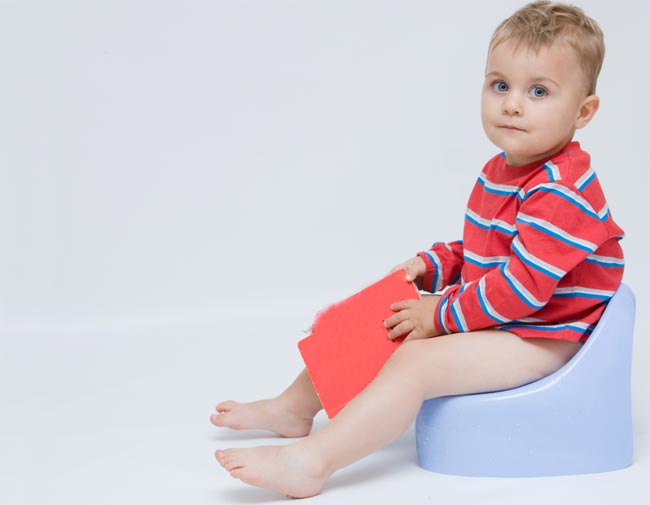 Ребёнок на горшке Жидкий стул у дитя